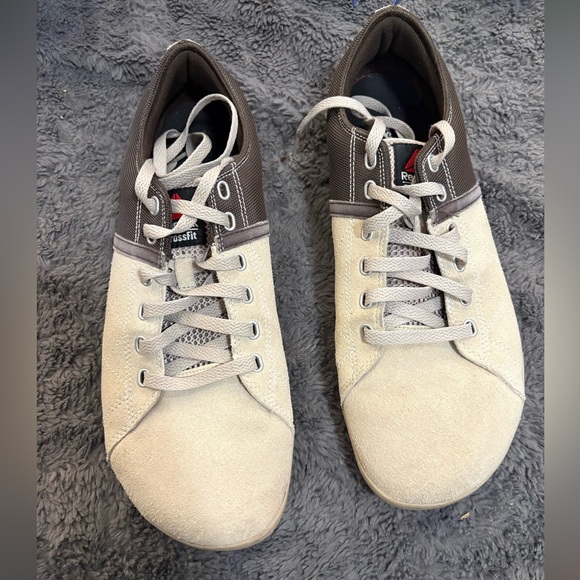 Reebok Other - Men’s preowned Reebok Crossfit trainer/casual sneaker. Beige and grey. Size 11